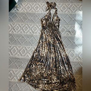 Leopard print formal-Medium